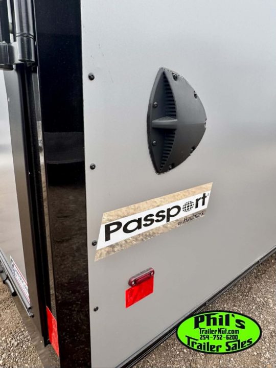 New 2026 Haulmark 8.5X20 Cargo / Enclosed Trailer PASSPORT DELUX UPGRADED 7' INTERIOR HEIGHT & 5200 LB DEXTER AXLES!