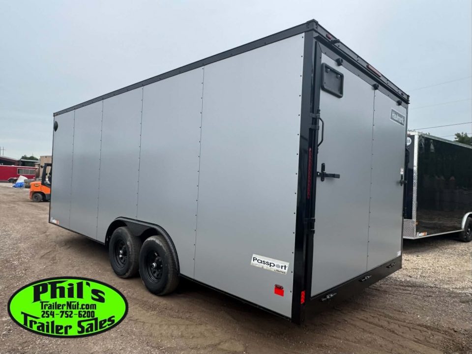 New 2026 Haulmark 8.5X20 Cargo / Enclosed Trailer PASSPORT DELUX UPGRADED 7' INTERIOR HEIGHT & 5200 LB DEXTER AXLES!