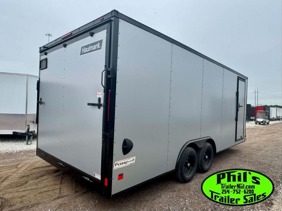 New 2026 Haulmark 8.5X20 Cargo / Enclosed Trailer PASSPORT DELUX UPGRADED 7' INTERIOR HEIGHT & 5200 LB DEXTER AXLES!