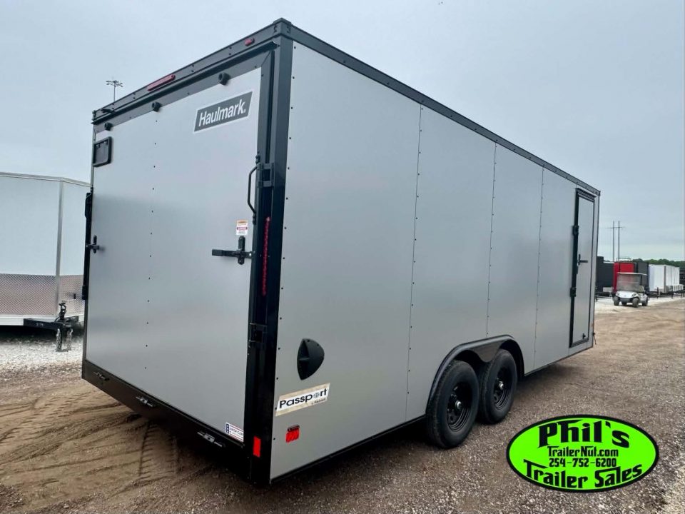 New 2026 Haulmark 8.5X20 Cargo / Enclosed Trailer PASSPORT DELUX UPGRADED 7' INTERIOR HEIGHT & 5200 LB DEXTER AXLES!