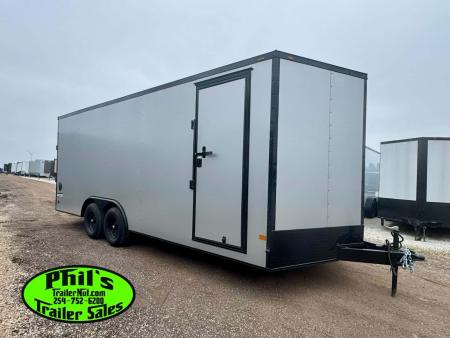 New 2026 Haulmark 8.5X20 Cargo / Enclosed Trailer PASSPORT DELUX UPGRADED 7' INTERIOR HEIGHT & 5200 LB DEXTER AXLES!