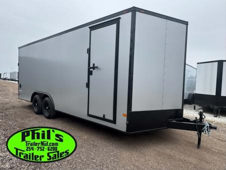 New 2026 Haulmark 8.5X20 Cargo / Enclosed Trailer PASSPORT DELUX UPGRADED 7' INTERIOR HEIGHT & 5200 LB DEXTER AXLES!