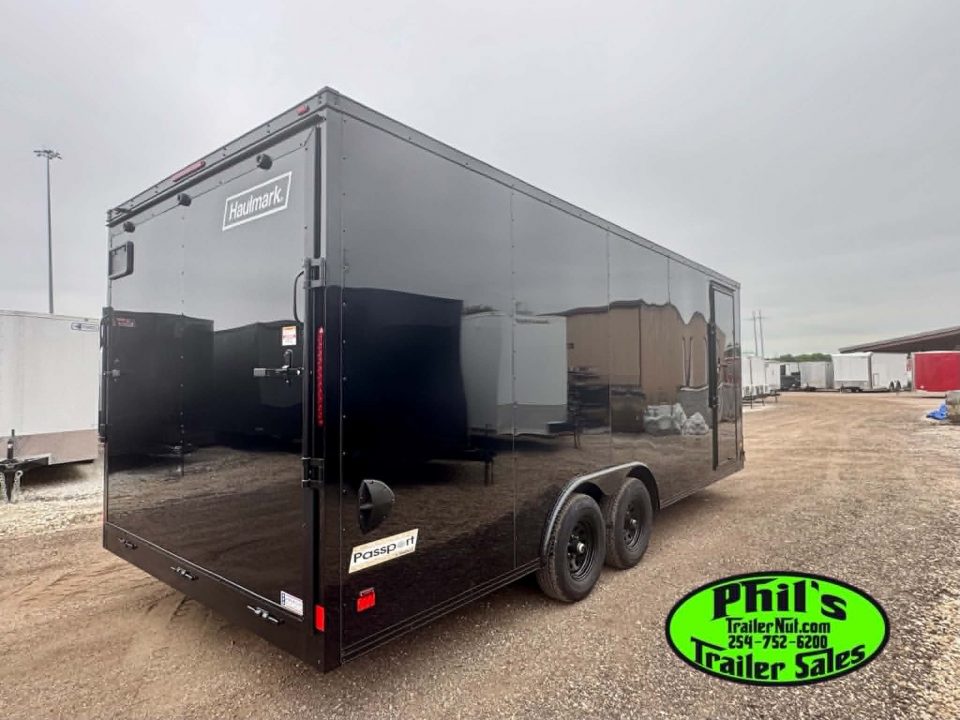 New 2026 Haulmark 8.5X20 Cargo / Enclosed Trailer PASSPORT DELUX 5200LB DEXTER AXLES & UPGRADED 7' INTERIOR HEIGHT!