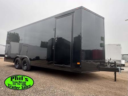 New 2026 Haulmark 8.5X20 Cargo / Enclosed Trailer PASSPORT DELUX 5200LB DEXTER AXLES & UPGRADED 7' INTERIOR HEIGHT!