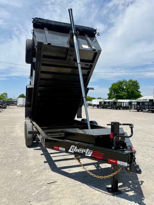 New 2026 Liberty LD14K83x14 Arsenal Grey Telescopic Lift Dump Trailer