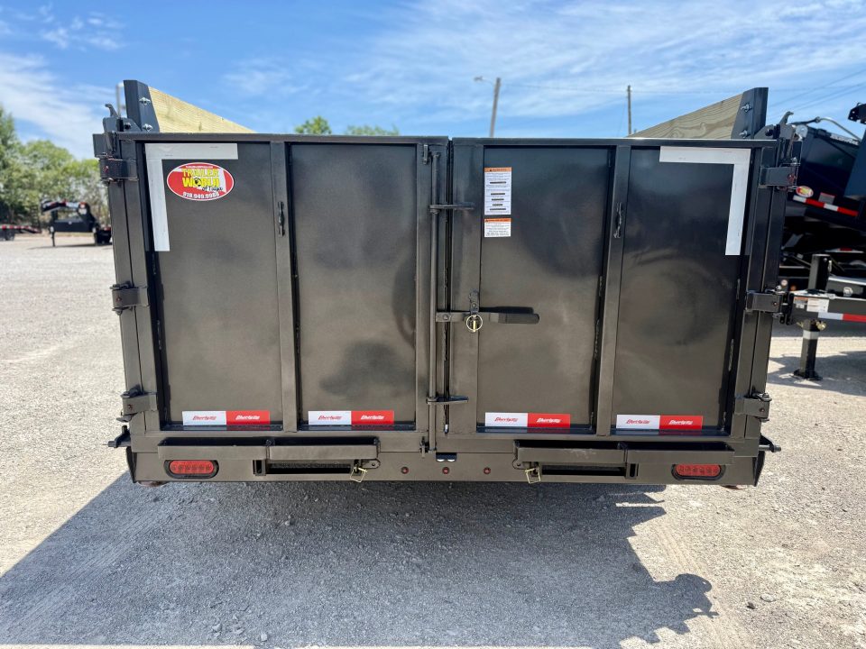 New 2026 Liberty LD14K83x14 Arsenal Grey Telescopic Lift Dump Trailer