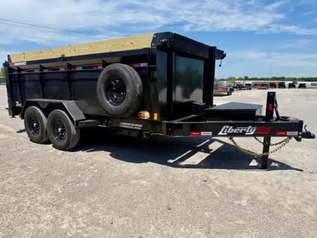 New 2026 Liberty LD14K83x14 Arsenal Grey Telescopic Lift Dump Trailer
