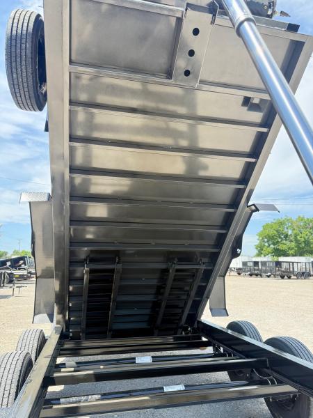 New 2026 Liberty LD14K83x14 Arsenal Grey Telescopic Lift Dump Trailer