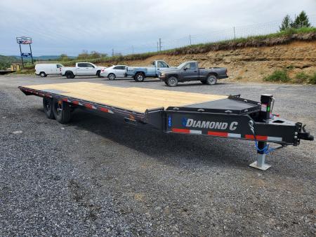 New 2026 Diamond C Trailers DEC207 / Straight Deck / 102"x24' /15500 GVWR