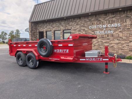 New 2026 Moritz International 6'10"x14' 14K Dump Trailer