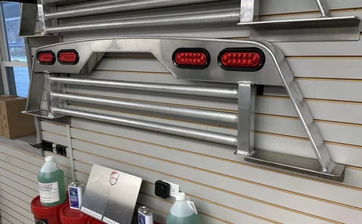 New Martin Truck Bodies Lighted Headache Rack 24+ Ford - Cargo Camera