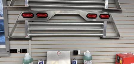 New Martin Truck Bodies Lighted Headache Rack 24+ Ford - Cargo Camera