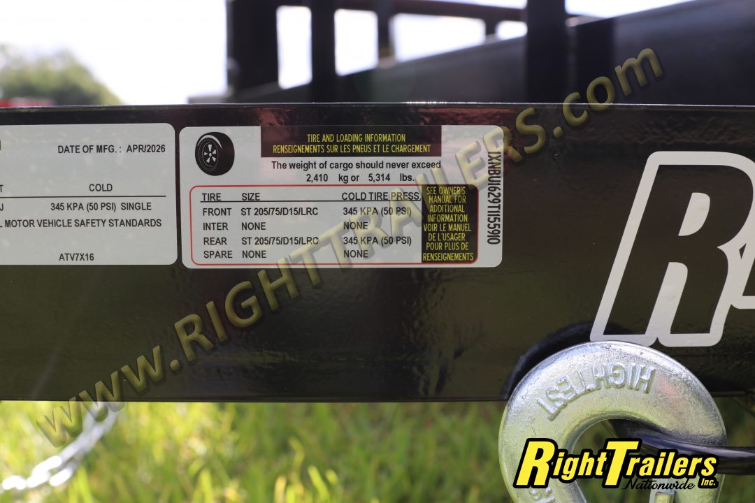 New 2026 Triple Crown Trailers 7X16 Utility Trailer
