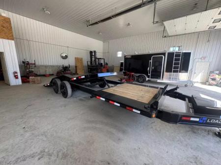 New 2025 Load Trail 102" X 22' TILT-N-GO TANDEM AXLE TILT DECK I-BEAM FRAME