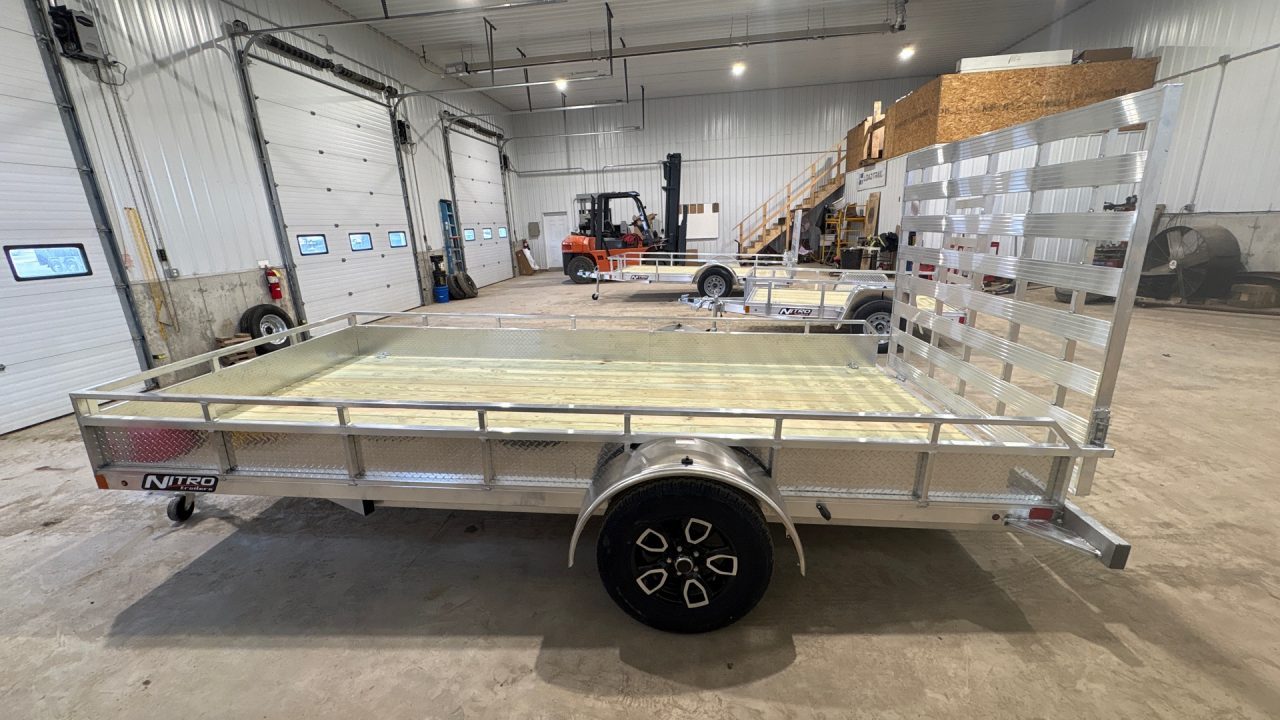 New 2026 Nitro EUT6.5X14 Enclosed Sides Utility Trailer