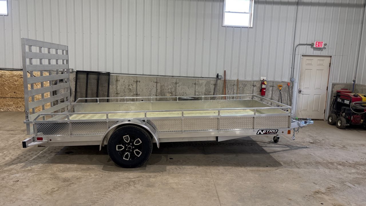 New 2026 Nitro EUT6.5X14 Enclosed Sides Utility Trailer