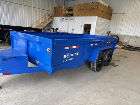 New 2025 BWise DT14 81.5x14 14K Tandem Axle Dump Trailer