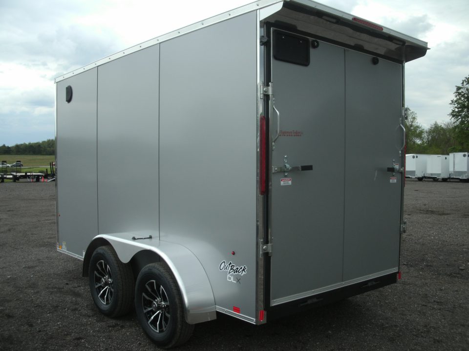 New 2026 Pace American 6 x 12 tandem Outback DLX Flat Top V-Nose Enclosed Cargo Trailer 7K Cargo / Enclosed Trailer
