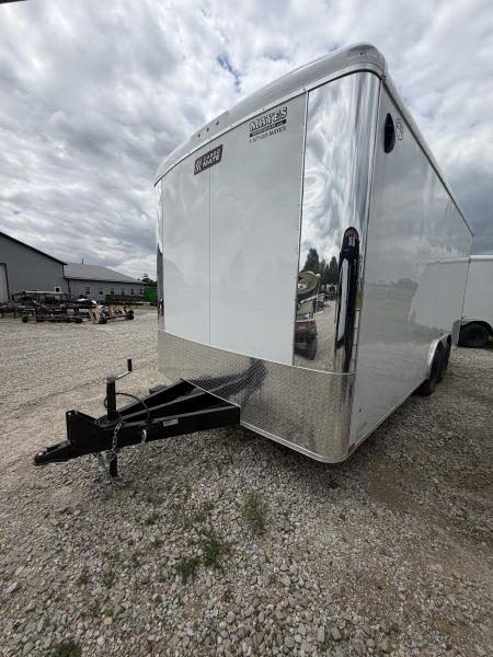 New 2026 Cargo Mate Enclosed EHW8518TA3-24 102X18 TA RAMP DOOR (GVW:9800) WHITE