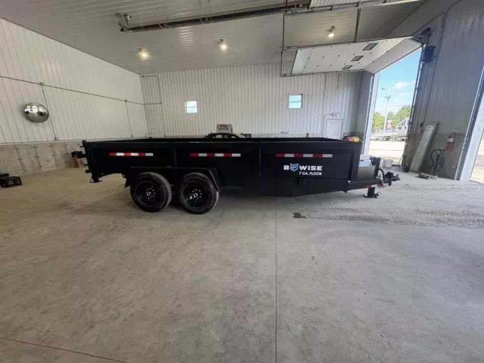 New 2025 BWise DT14 81.5x16 14K Tandem Axle Dump Trailer