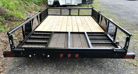 New 2026 Top Hat Trailers 7X14 ATV QUAD HAULER