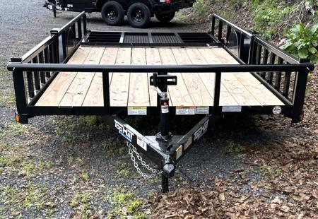 New 2026 Top Hat Trailers 7X14 ATV QUAD HAULER