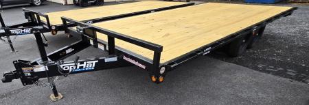 New 2026 Top Hat Trailers 8X18 MINI Deckover Trailer