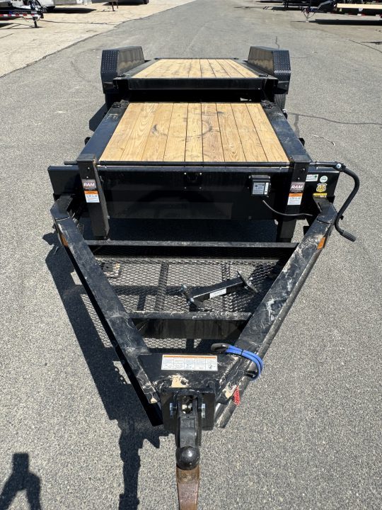 New 2026 Load Trail TH83X24 Tilt Trailer 8' Stationary Deck 16' Tilt Deck
