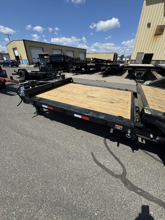 New 2026 Load Trail TH83X24 Tilt Trailer 8' Stationary Deck 16' Tilt Deck