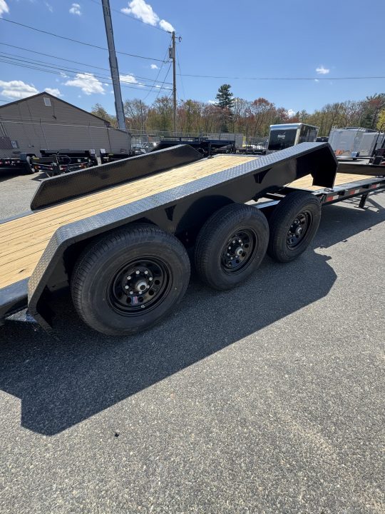 New 2026 Load Trail TH83X24 Tilt Trailer 8' Stationary Deck 16' Tilt Deck