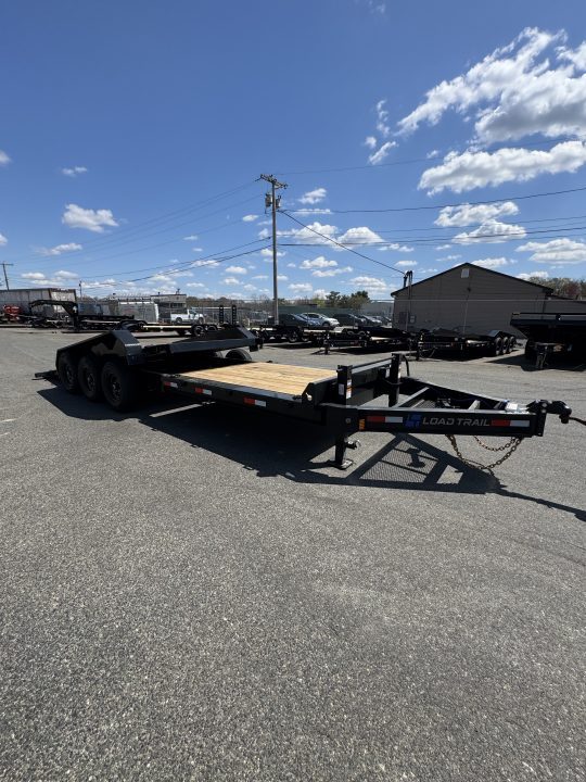 New 2026 Load Trail TH83X24 Tilt Trailer 8' Stationary Deck 16' Tilt Deck