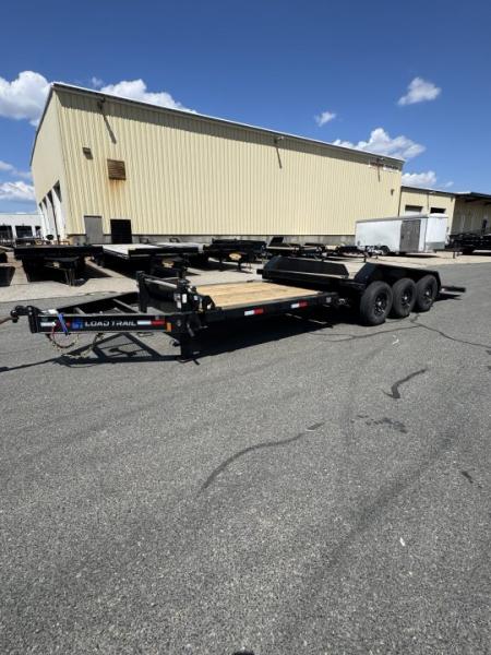 New 2026 Load Trail TH83X24 Tilt Trailer 8' Stationary Deck 16' Tilt Deck