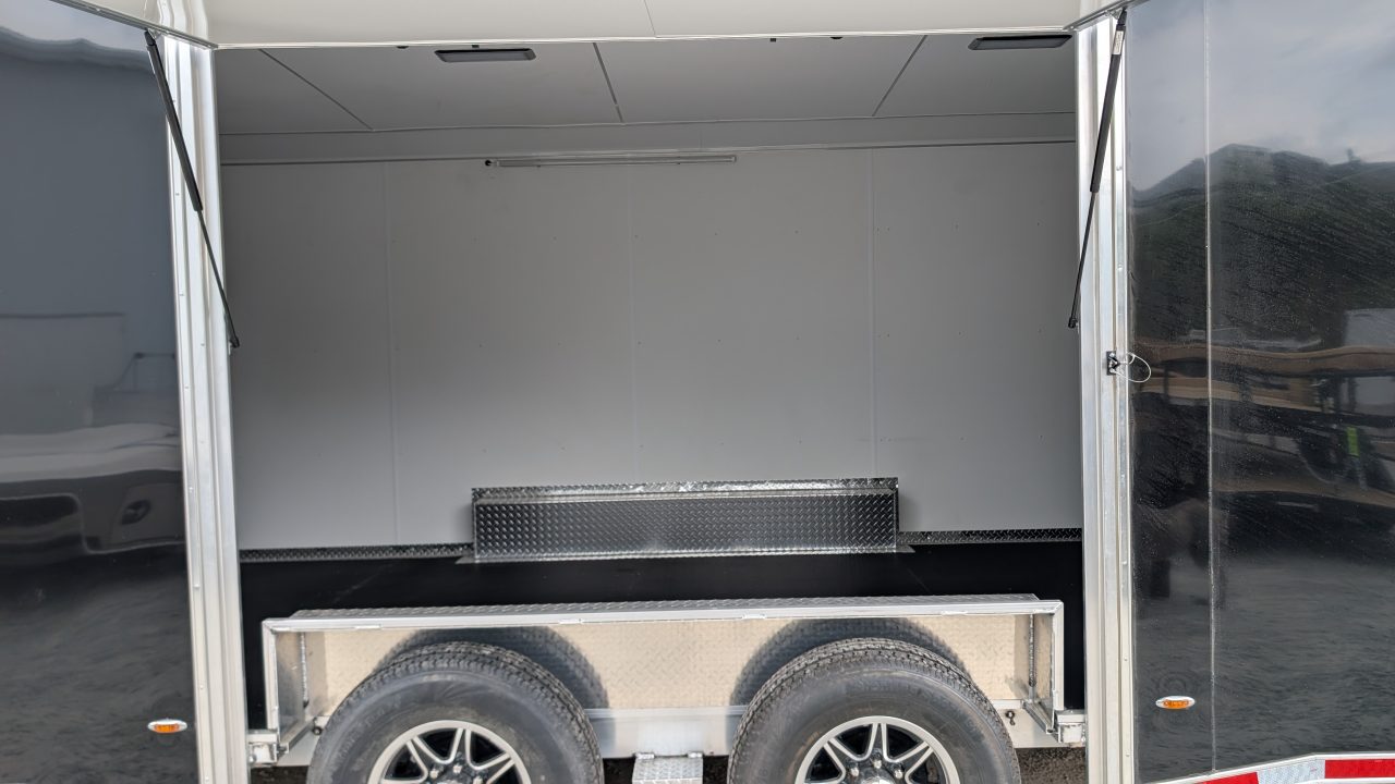 New 2026 Legend 8.5 x 28 HD Trail Master Enclosed Race Car Hauler w/ Ramp Door (14K GVW)