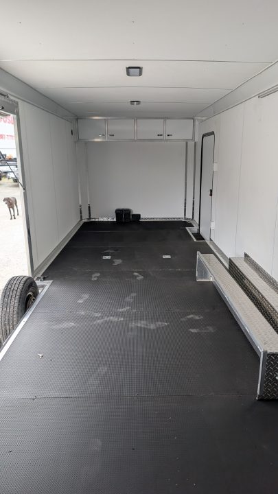 New 2026 Legend 8.5 x 28 HD Trail Master Enclosed Race Car Hauler w/ Ramp Door (14K GVW)