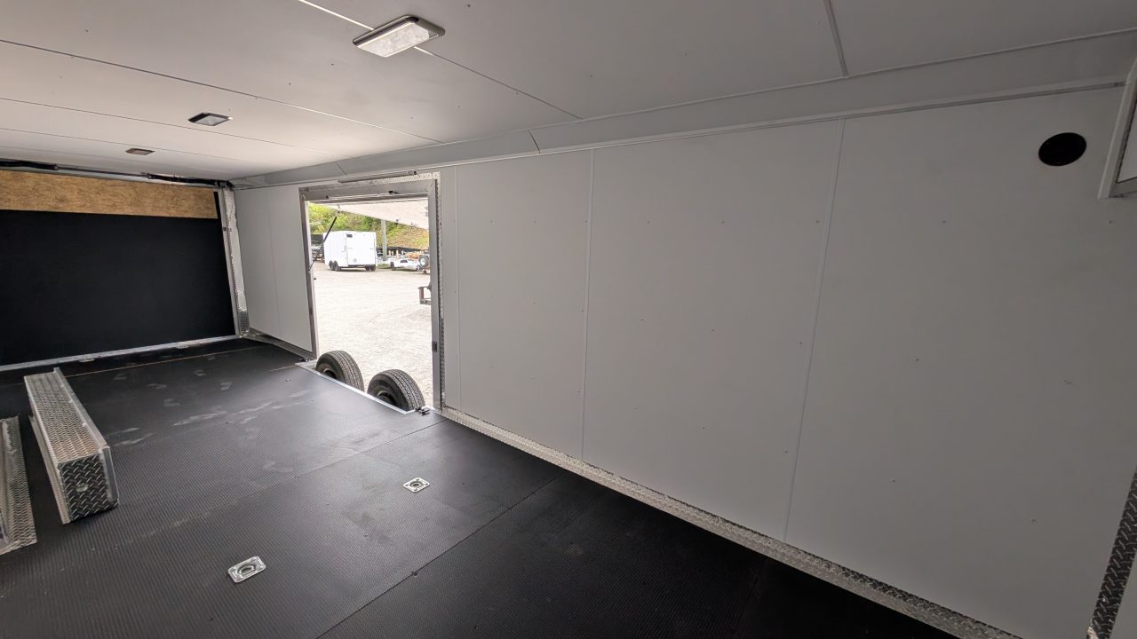 New 2026 Legend 8.5 x 28 HD Trail Master Enclosed Race Car Hauler w/ Ramp Door (14K GVW)