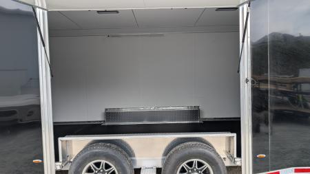 New 2026 Legend 8.5 x 28 HD Trail Master Enclosed Race Car Hauler w/ Ramp Door (14K GVW)