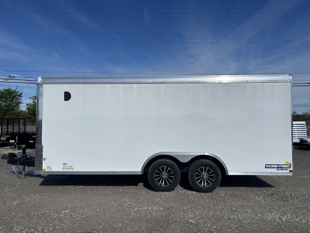 New 2026 Sure-Trac 8.5 x 18 Landscape Pro Enclosed Round Top Cargo Trailer 10K