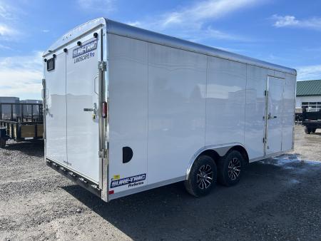 New 2026 Sure-Trac 8.5 x 18 Landscape Pro Enclosed Round Top Cargo Trailer 10K