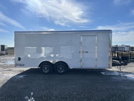 New 2026 Sure-Trac 8.5 x 18 Landscape Pro Enclosed Round Top Cargo Trailer 10K