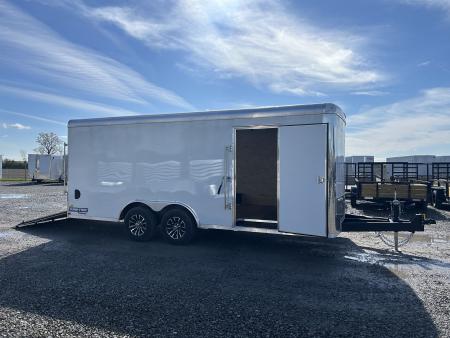 New 2026 Sure-Trac 8.5 x 18 Landscape Pro Enclosed Round Top Cargo Trailer 10K