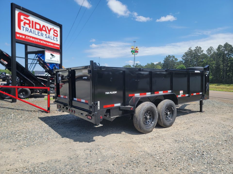 New 2026 Top Hat Trailers DX14 16' x 83" Gooseneck Dump Trailer Dump Trailer