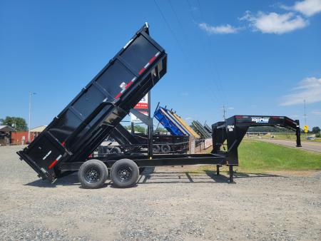 New 2026 Top Hat Trailers DX14 16' x 83" Gooseneck Dump Trailer Dump Trailer