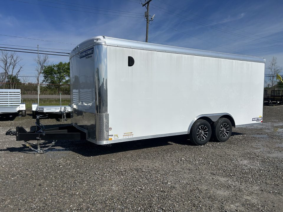 New 2026 Sure-Trac 8.5 x 18 Landscape Pro Enclosed Round Top Cargo Trailer 10K