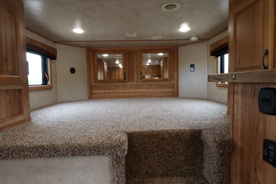 Used 2017 Bison Trailers 3 Horse LQ Trailer