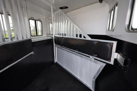 Used 2017 Bison Trailers 3 Horse LQ Trailer