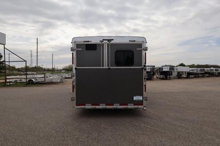 Used 2017 Bison Trailers 3 Horse LQ Trailer