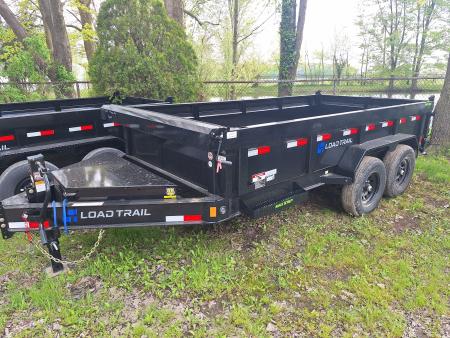 New 2026 Load Trail 83x14 Contractor Dump Trailer W/ 7 GA Floor