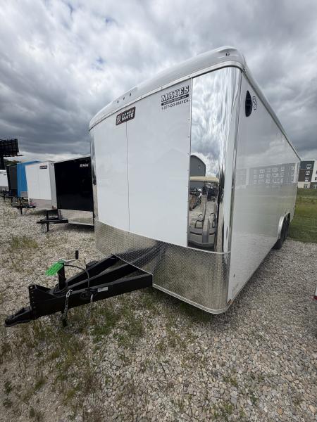 New 2027 Cargo Mate Enclosed EHW8.522TA3-24 102X22 TA DOUBLE REAR DOORS (GVW:9800) WHITE