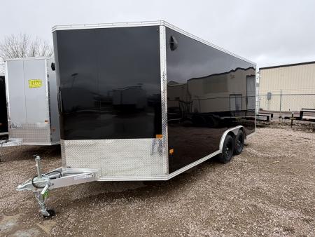 New 2026 ALCOM 8.5 X 16 Aluminum Frame Cargo / Enclosed Trailer