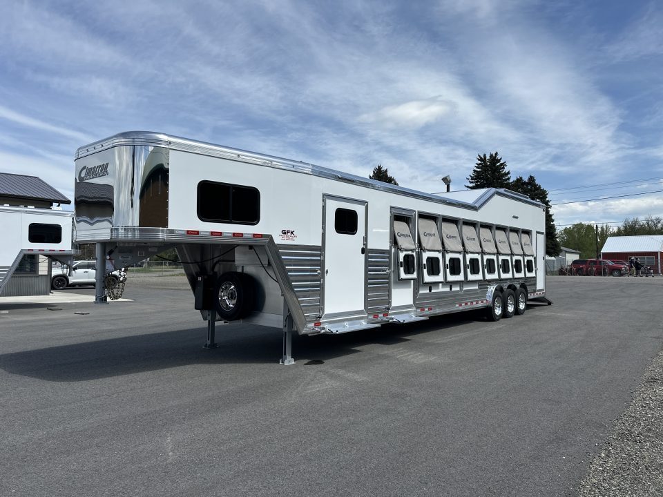 New 2027 Cimarron Norstar 8 Horse Trainer Trailer